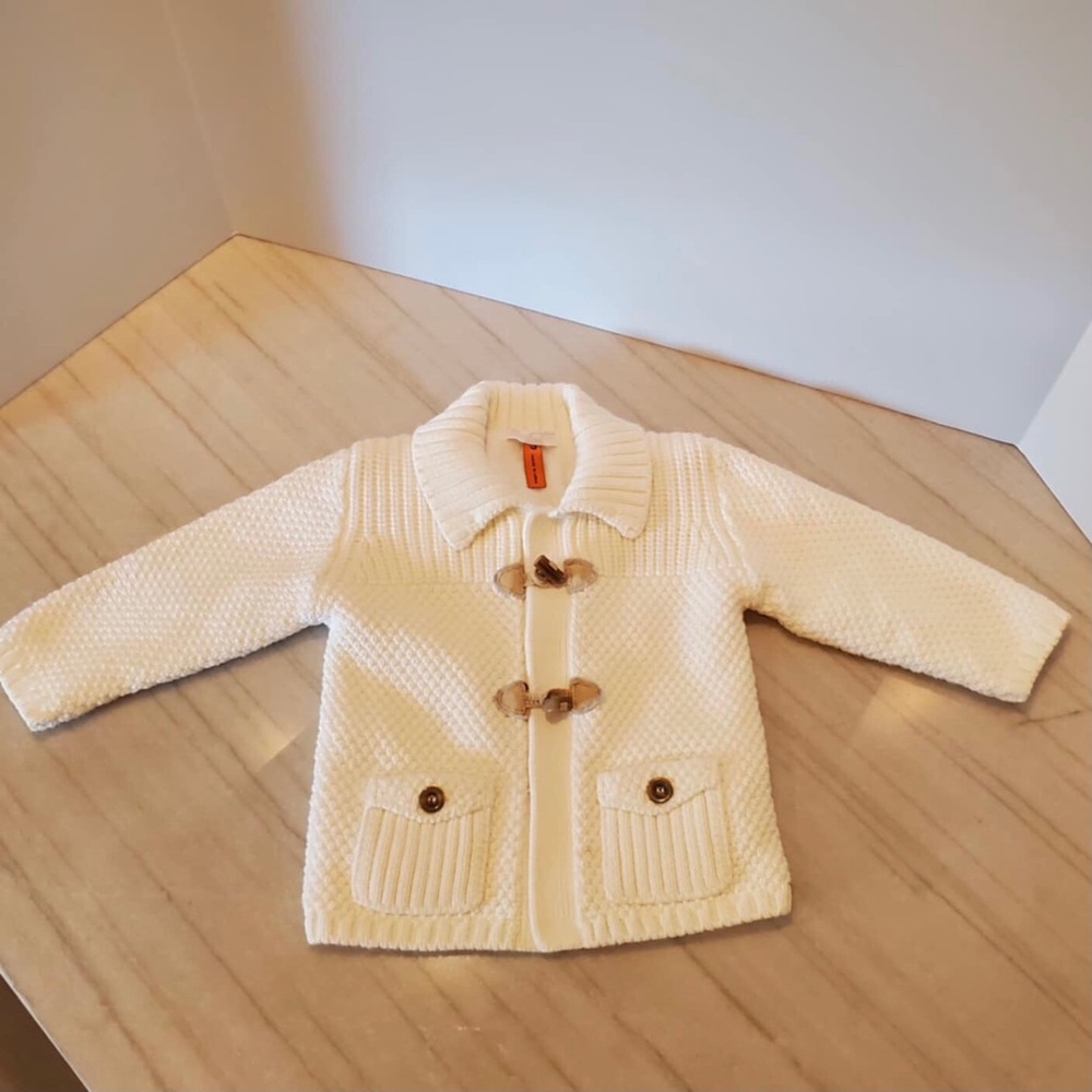 Mayoral Toggle Cream Cardigan 12 month